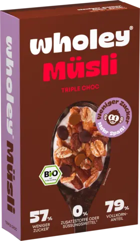 Bio Good Mood Müsli Triple Choc von WHOLEY