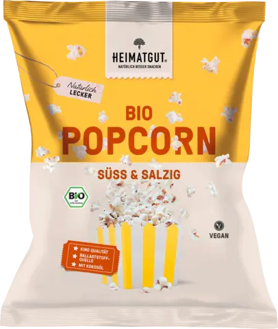 Bio Popcorn süß & salzig von HEIMATGUT
