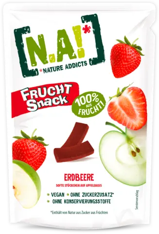 Frucht Snack Erdbeer von N.A! NATURE ADDICTS