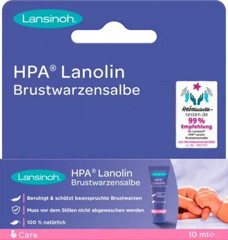 HPA Lanolin-Brustwarzensalbe klimaneutral von LANSINOH