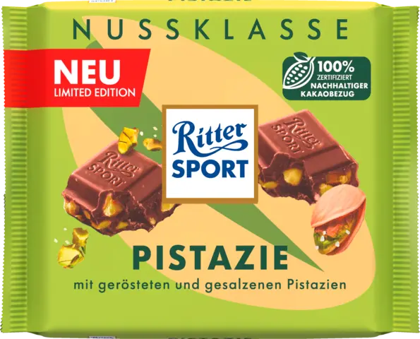 Nuss Klasse Pistazie von RITTER SPORT