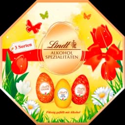 Alkohol-Spezialitäten-Eier, Kassette von LINDT