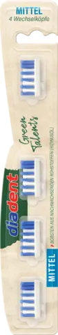 Green Talent Ersatzköpfe für Wechselkopfzahnbürste von DIADENT