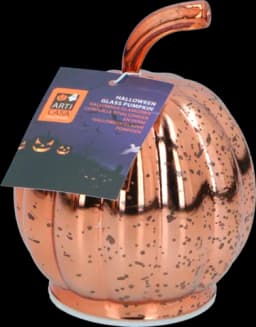 Halloween Glaskürbis mit LED von DIV.SAISONMARKEN