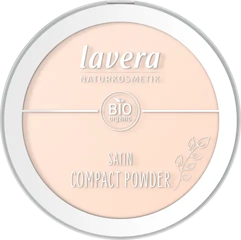 Satin Compact Powder 01 Light von LAVERA