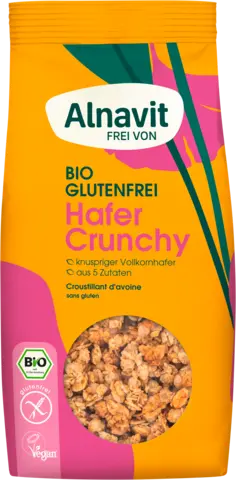 Bio Glutenfrei Hafer Crunchy von ALNAVIT