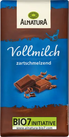 Bio Mini Schokotäfelchen Vollmilch von ALNATURA