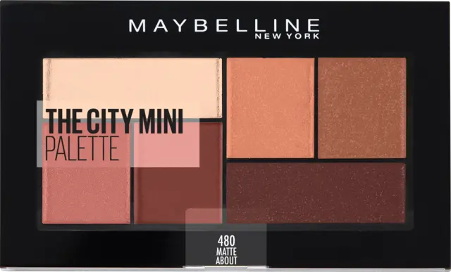 City Mini Lidschatten Palette 480 matte about town von MAYBELLINE NEW YORK
