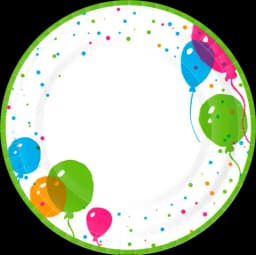 Pappteller Splash Balloons von DUNI