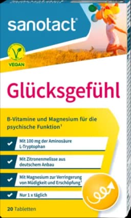 Glücksgefühl 20Tabletten von SANOTACT