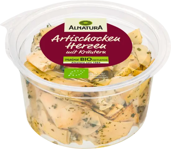 Bio Artischocken Herzen mit Kräutern von ALNATURA