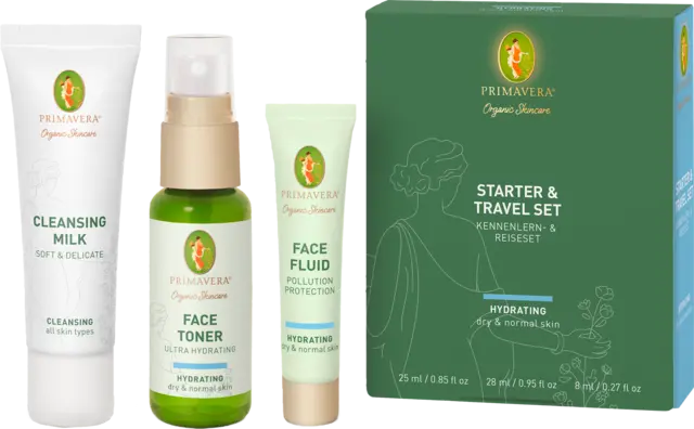 Kennenlern- & Reiseset Feuchtigkeitspflege 3tlg. von PRIMAVERA