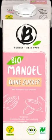 Bio Mandel Drink ohne Zucker von BERIEF