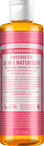 18 in 1 Naturseife Kirschblüte von DR.BRONNERS