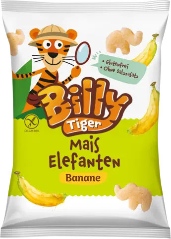 Maissnacks Elefanten Banane von BILLY TIGER