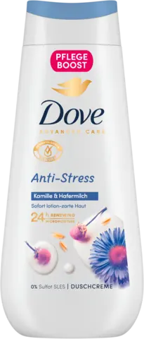 Anti-Stress Kamille & Hafermilch Duschcreme von DOVE ADVANCED