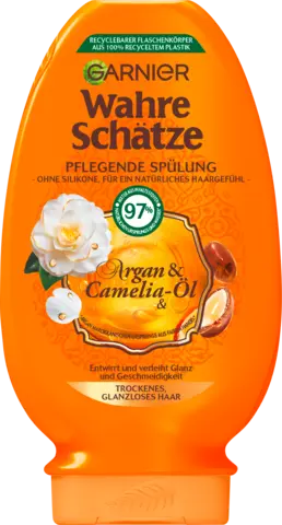 Wahre Schätze Pflegende Spülung Argan- und Camelia-Öl von WAHRE SCHÄTZE