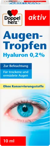 Augen-Tropfen Hyaluron 0,2% von DOPPELHERZ