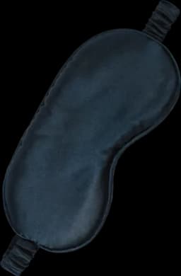 Schlafmaske Satin blau von DIV.SAISONMARKEN