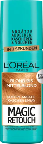 Magic Retouch Sofort Ansatz-Kaschierspray Blond bis Mittelblond von MAGIC RETOUCH