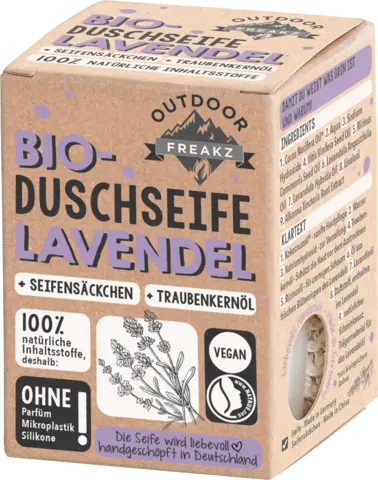 Duschseife Bio-Lavendel von OUTDOOR FREAKZ