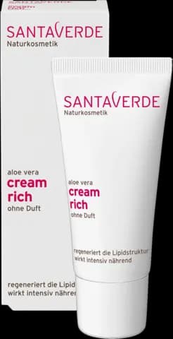 Aloe Vera Cream Rich ohne Duft von SANTAVERDE