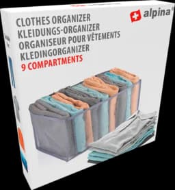 Kleidungs-Organizer 44 x 29 x 22 cm von ALPINA