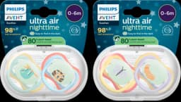 Avent Schnuller Ultra Air Nighttime 0-6Monat 2-teilig von AVENT