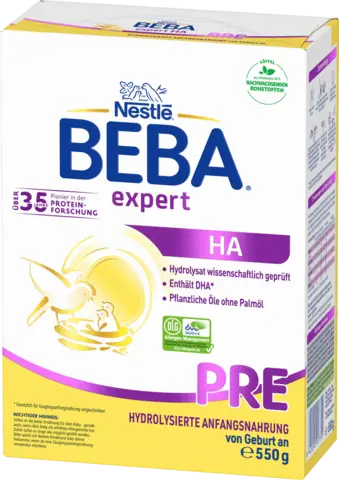 Expert HA Pre Anfangsnahrung von Geburt an von BEBA