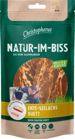 Natur-Im-Biss Genießersnack Ente-Seelachs Duett von CHRISTOPHERUS