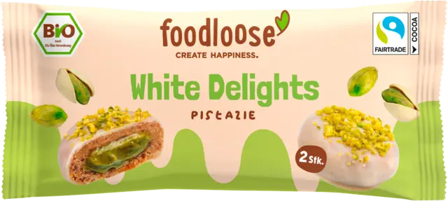 Bio White Delights Pistazie von FOODLOOSE