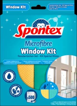 Mikrofaser-Fensterset von SPONTEX