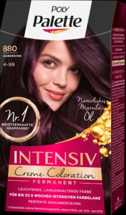 Intensiv Creme Coloration 880/4-99 aubergine von POLY PALETTE