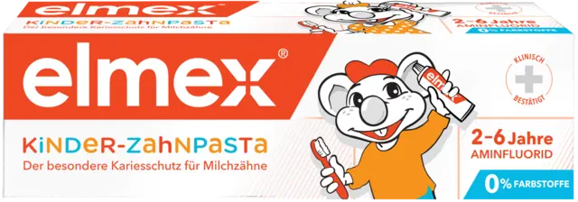 Kinder-Zahnpasta von ELMEX