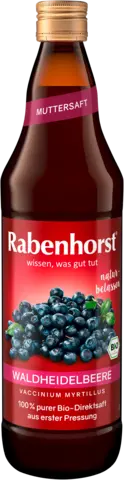 Bio Waldheidelbeere Muttersaft von RABENHORST