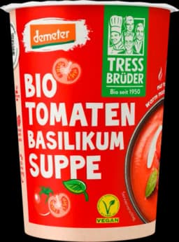 Demeter Tomaten Basilikum Suppe von TRESSBRÜDER