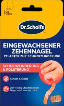 Eingewachsene Zehennagel Pflaster von SCHOLL