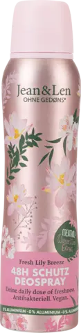 Deospray Fresh Lilly Breeze mit Menthol & Wasserlilienextrakt von JEAN & LEN