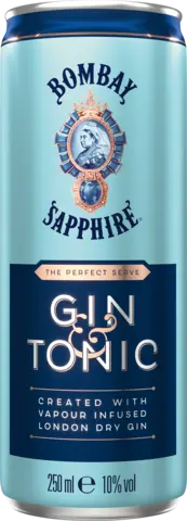 Gin & Tonic 10 % vol. von BOMBAY