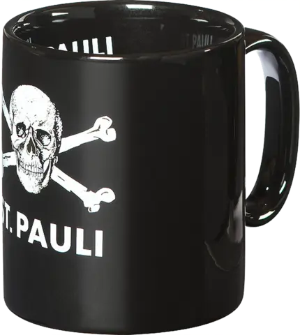 Kaffeebecher Totenkopf schwarz von FC ST. PAULI