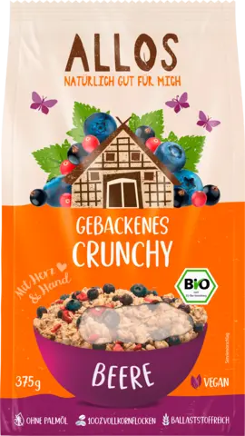Bio Allos Gebackenes Crunchy Beere von Bio Allos