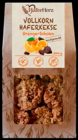 Orange + Schoko - VEGAN von HAFERHERZ