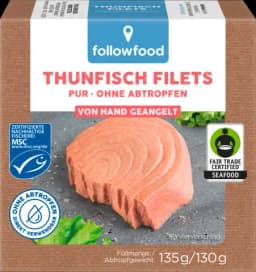 MSC Thunfisch Filets in eigenem Saft von FOLLOWFOOD