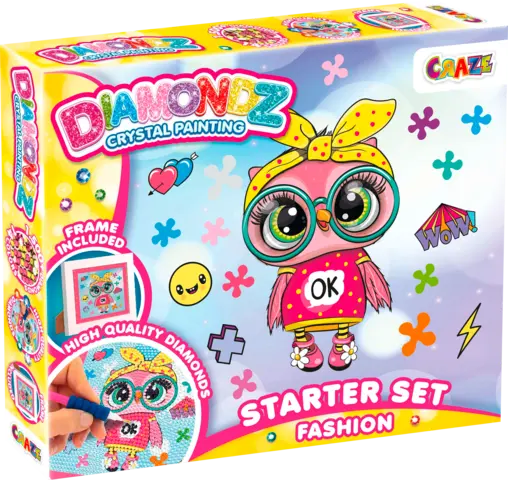 Diamondz Crystal Painting Starter Set Fashion von CRAZE
