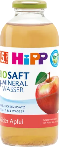 Bio Saft & Mineralwasser Milder Apfel ab 5. Monat von HIPP