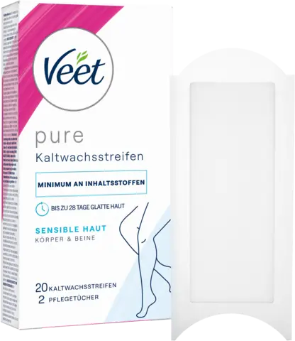 Kaltwachsstreifen Körper & Beine sensible Haut von VEET