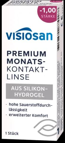 Monatslinse Silikon Hydrogel 1er -1,00 von VISIOSAN