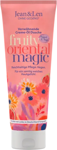 Verwöhnende Creme-Öl Dusche Arganöl/Feige von JEAN & LEN