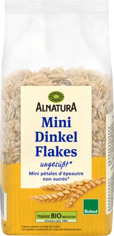 Bio Mini Dinkel Flakes ungesüßt von ALNATURA