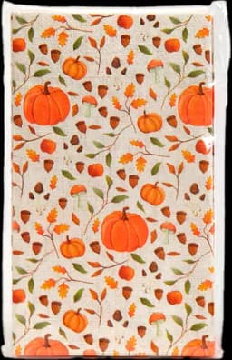 Servietten Herbst Kürbis natur/orange 32 x 40cm von HEITMANN